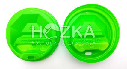 Крышка пластиковая U д/бум. стакана 89 (50 шт) зелёная