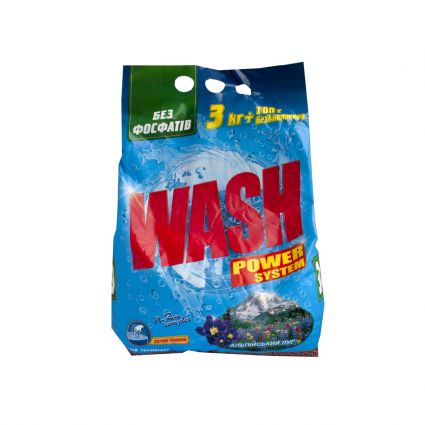 Порошок стиральный "WASH" 3,1 кг ручная стирка - 1