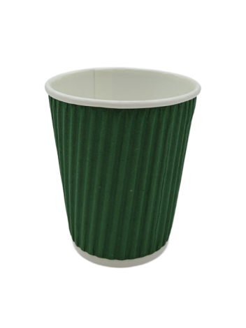 Стакан гофрований 175 мл 25 шт зелений (кр.13363, 13335, 13336, 13359) - 3