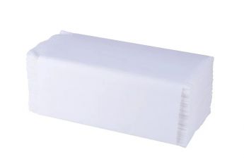 Полотенце бумажное V-скл. 2 слоя белые 150 л/уп