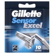 GILLETTE сменные кассеты SENSOR EXCEL 10шт