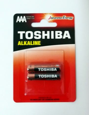 Батарейка TOSHIBA LR03 2шт на блистере - 1