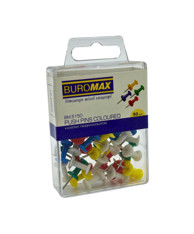 Кнопки шпага 50 шт цветные - 1