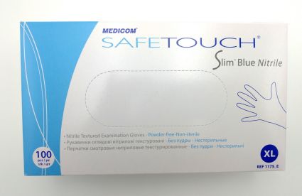 Перчатки нитриловые синие XL 100 шт Medicom - 2