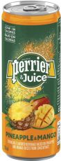 Напиток безалкогольный Perrier Pineapple-Mango с добавлением натуральных соков 0.25 л