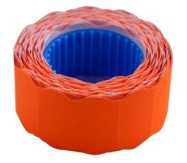 Етикет- стрічка 22х12 помаранчева