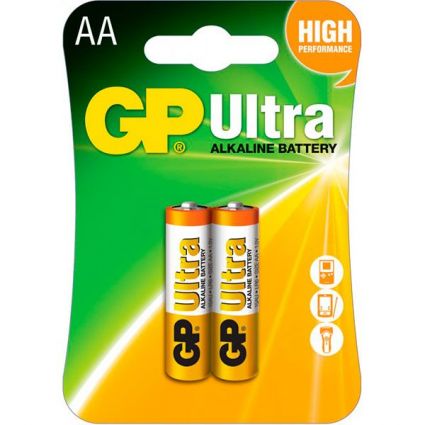 Батарейка GP Ultra LR-06 AA по 2шт на блистере - 1