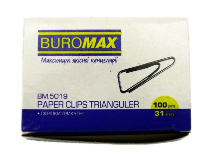 Скрепка металлическая 31 мм Buromax - 1