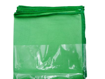 Салфетка микрофибра CleanUp для стекла зеленая 5 шт 35х35 см - 4