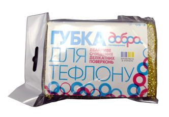 Губка-скребок для тефлона