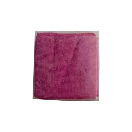 Салфетка микрофибра Сlean Up универс розовая 30х30 см 5шт - 2