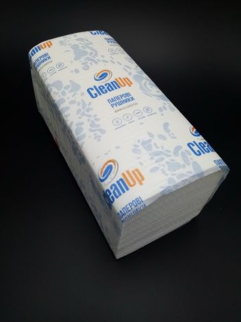 Салфетка-вкладыш ZZ-сложения белая CleanUp 150 листов в упаковке - 2