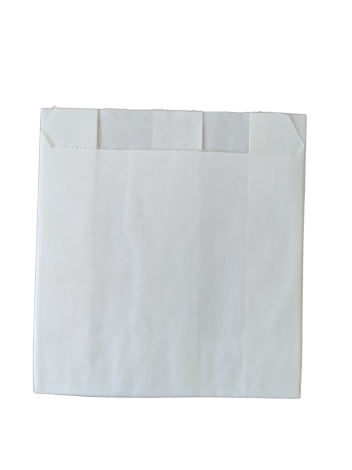 Пакет бумажный белый картофель фри 140х120х50 - 2