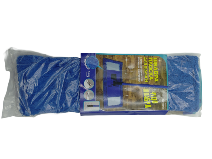 Швабра мікрофібра з запаскою 44 см і металевою телескопічною ручкою 130 см - 2