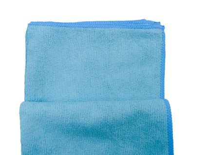 Серветка мікрофібра Сlean Up універсальна блакитна 35х35 см 5 шт - 4