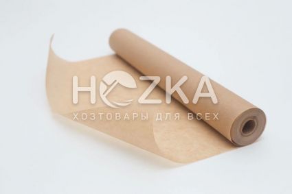 Бумага пергаментная коричневая 420*100м - 1