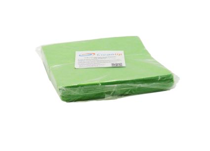 Салфетки вискозные CleanUp 38х30 зеленые 5 шт - 2