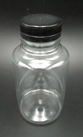 Бутылка прозрачная 0,25 л + крышка 38 мм - 1