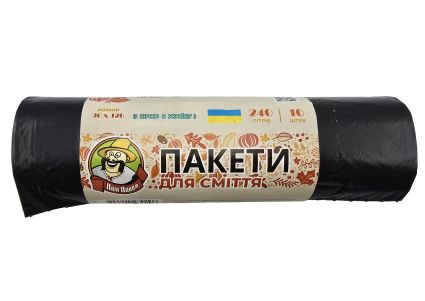 Мішки для сміття Пан Пакет 240 л 10 шт - 1