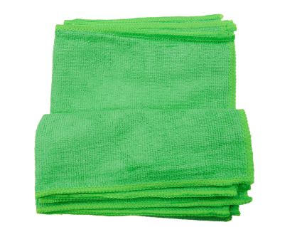 Салфетка микрофибра СleanUp универсальная зелёная 30х30 см 5 шт - 3