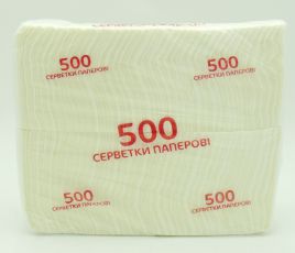 Серветки паперові 500 шт