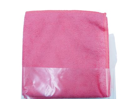 Салфетка микрофибра СleanUp универсальная розовая 30х30 см 5 шт - 4