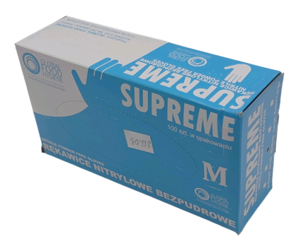 Перчатки SUPREME нитриловые синие M 100 шт - 2