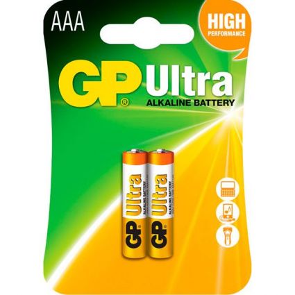 Батарейка GP Ultra LR-03 AAА по 2шт на блистере - 1