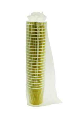 Склянка гофрована паперова 270 мл 25 шт бура (кр. 13341, 16044-3, 13345) - 4