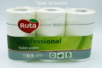 Папір туалетний Professional 55м 6штук в упаковці Ruta