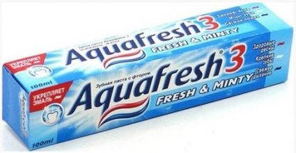 AQUAFRESH зубная паста FRESH&MINTY 100мл - 1