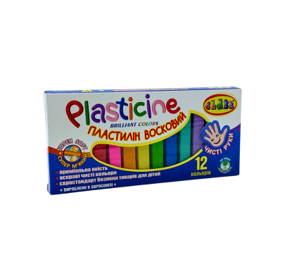 Пластилін 12 кольорів - 1