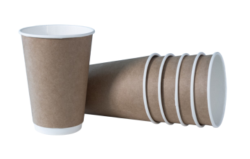 Стакан Крафт 330 мл двухслойный бумажный 18 шт/уп