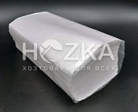 Полотенца бумажные отбеленные однослойные V 160 шт/уп