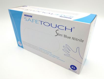 Перчатки нитриловые синие XL 100 шт - 3