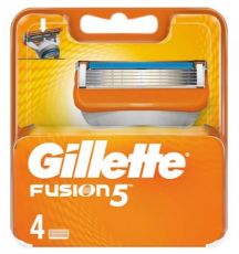 GILLETTE сменные кассеты FUSION 4шт