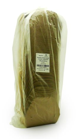 Коробка сборная крафт с ручкой 140х110х55 мм 50 шт - 4