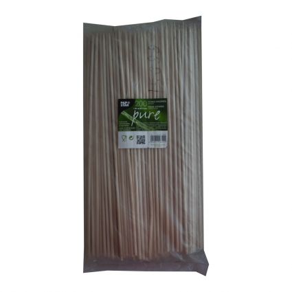 Палочки д/шашлика 40см 200шт бамбук - 1