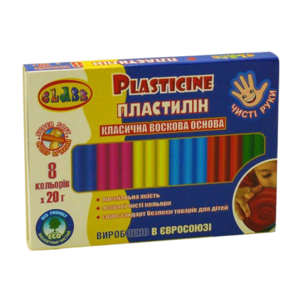 Пластилин 8 цветов - 1