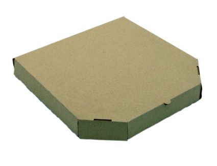 Гофрокоробка для пиццы 250*250*37мм крафт - 1