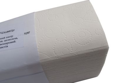 Папір туалетний в листах Luxe 200 шт CleanUp - 2
