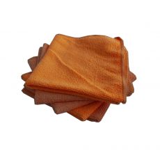 Салфетка микрофибра Сlean Up универс оранжевая 30х30 см 5шт