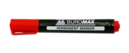 Маркер водостійкий червоний Buromax - 1