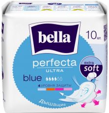 BELLA PERFECTA гигиенические прокладки BLUE 10шт