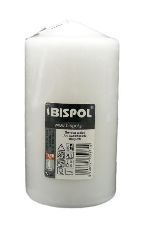 Свічка циліндр 15см Bispol - 1
