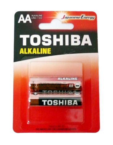 Батарейка TOSHIBA LR6 2шт на блистере - 1