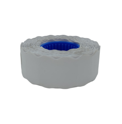 Этикет-лента 22х12 фигурная белая - 2