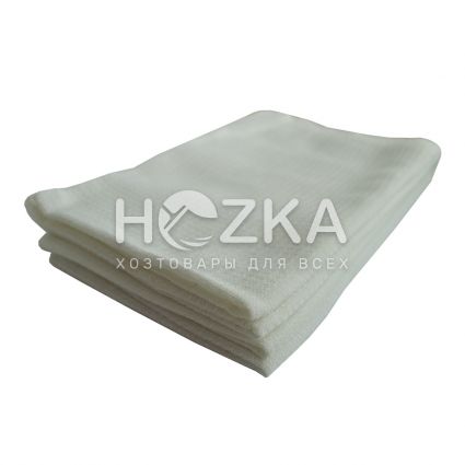 Вафельное полотенце 45*75 см белое 4 шт - 1