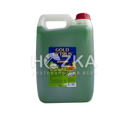 Gold Cytrus- CleanUp жидкость для мытья посуды зеленая - 5 л - 1