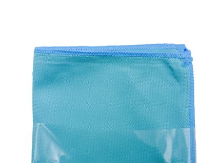 Салфетка микрофибра CleanUp для стекла синяя 5 шт 35х35 см - 4